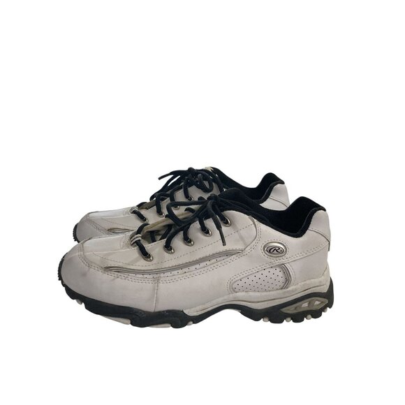 Rawlings Women's size 7.5 White Leather sneakers shoes - Picture 3 of 8